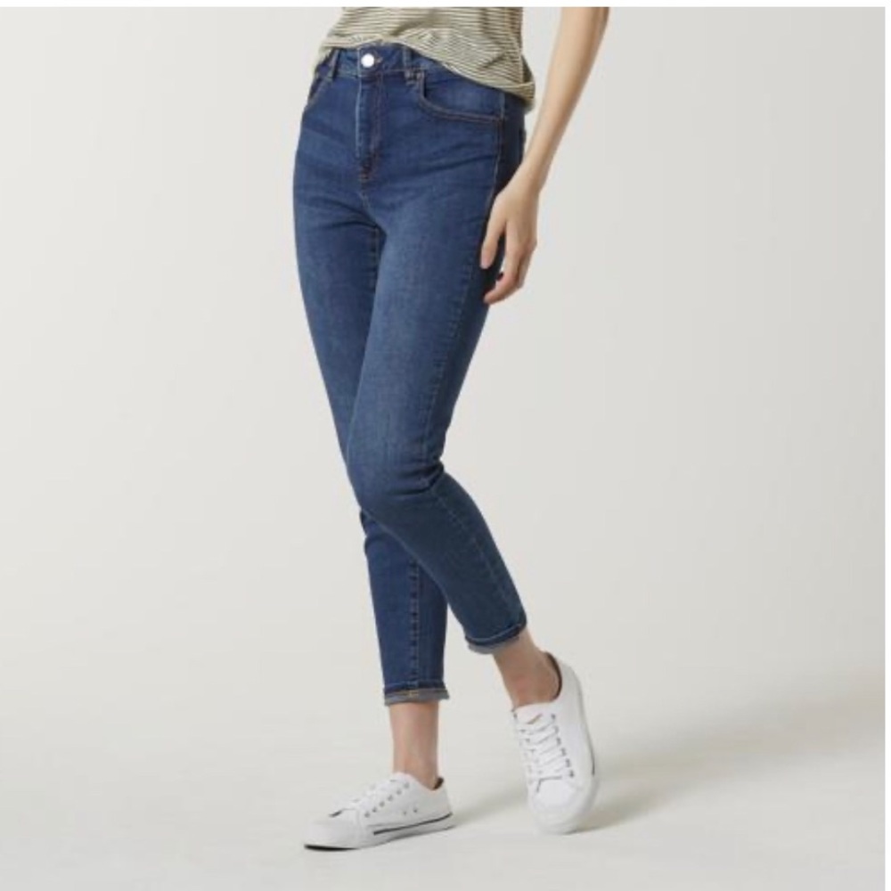 R1893 Medium Wash Hi-Rise Leggings Jeans Sz 4